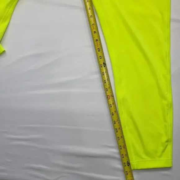 Lululemon Wunder Under High-Rise Tights 25” Electric Yellow Size 14 NWT